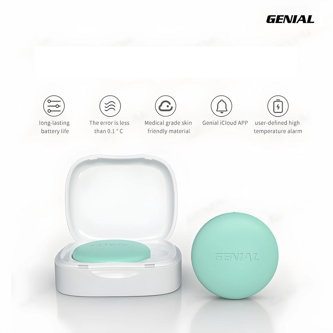 Смарт термометър Genial Technology и 20 бр. лепенки