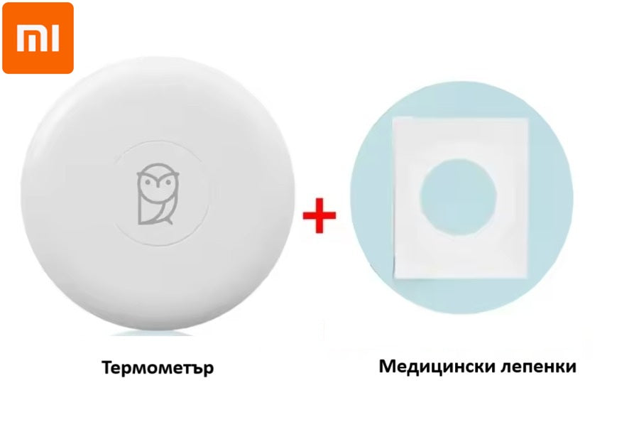 Смарт термометър Mio Pro на Xiaomi Miaomiaoce и 20 бр. лепенки