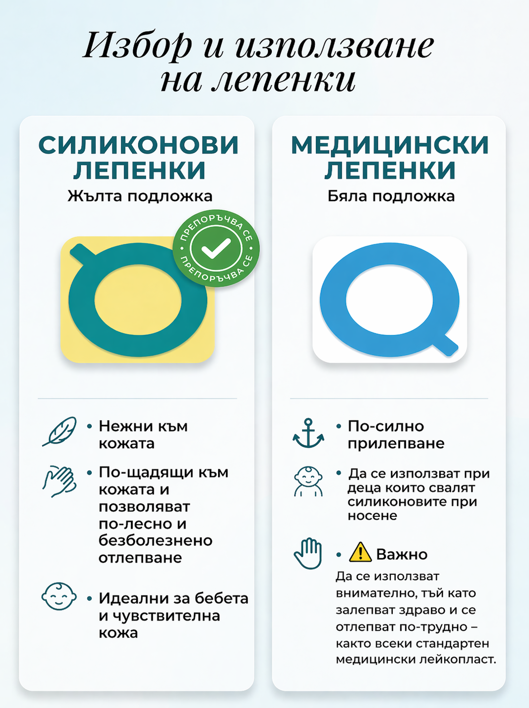 2x20 бр. силиконови лепенки -  мека силиконова основа / TPU (термопластичен полиуретан)