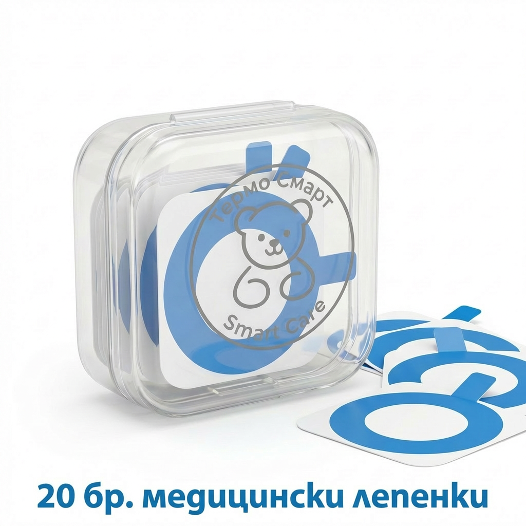 20 бр. медицински лепенки -  подходящи за възрастни и по-големи деца