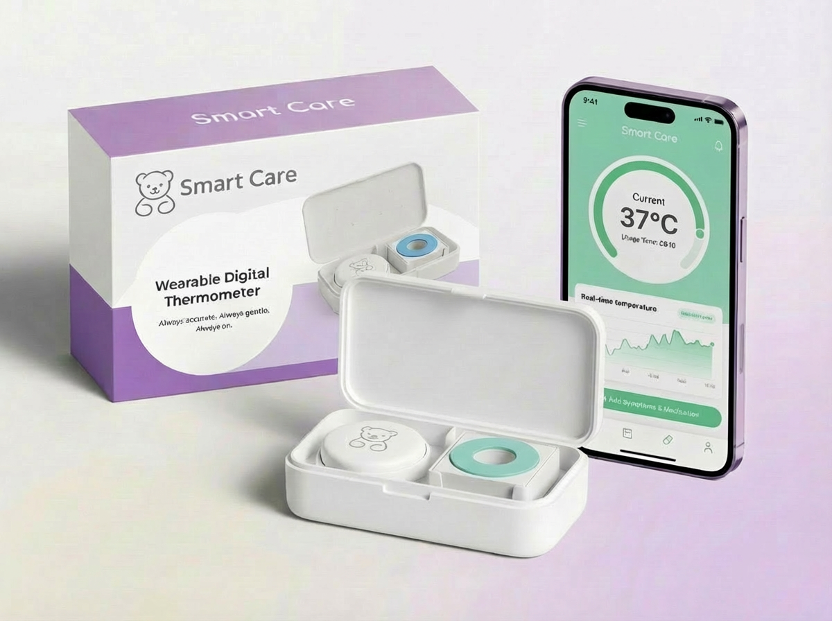 Baby Smart Thermometer Smart Care + 20 patches