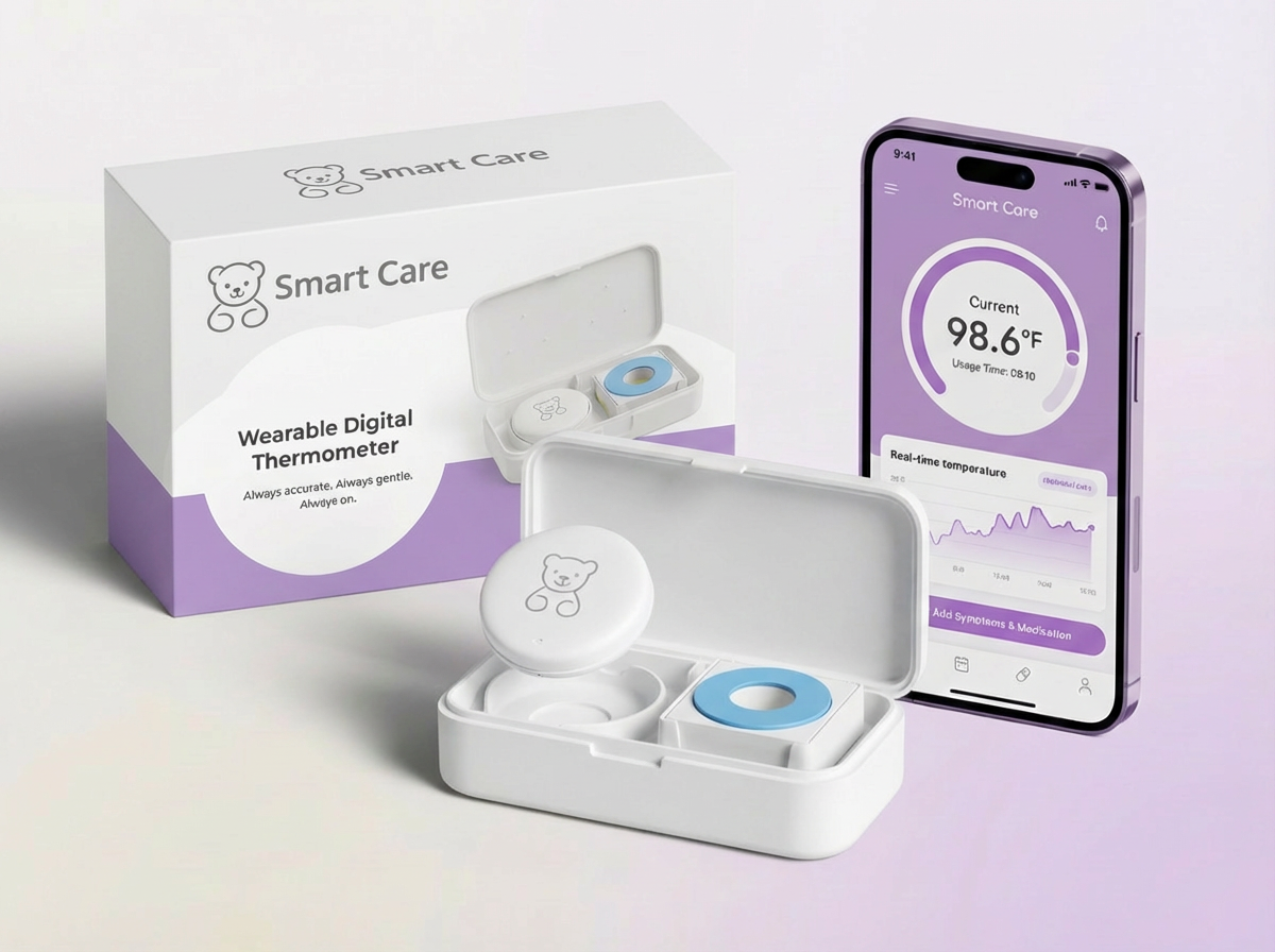 Baby Smart Thermometer Smart Care + 20 patches