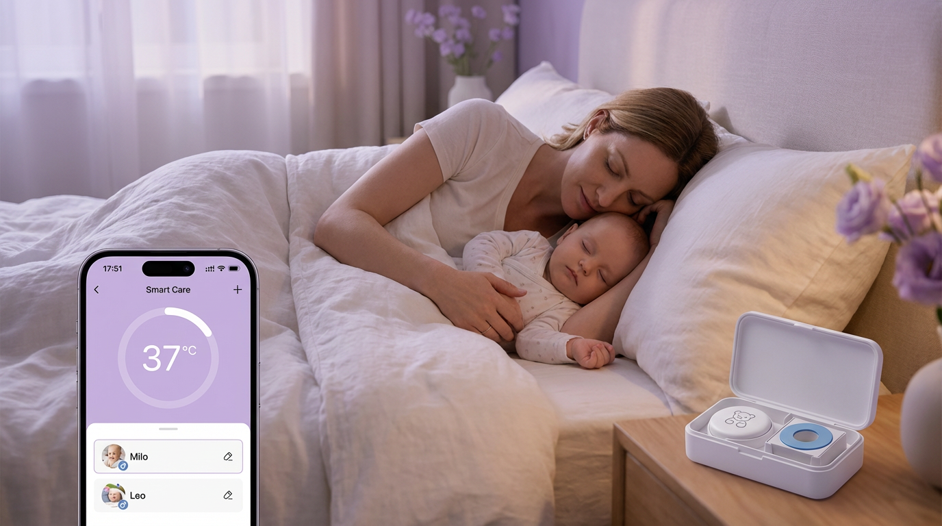 Baby Smart Thermometer Smart Care + 20 patches