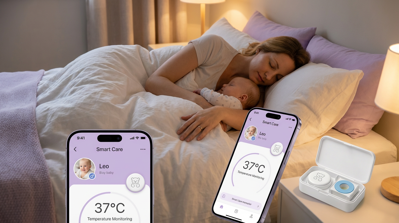 Baby Smart Thermometer Smart Care + 20 patches