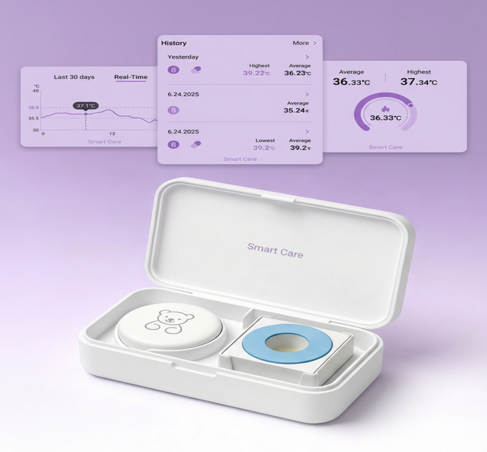 Baby Smart Thermometer Smart Care + 20 patches